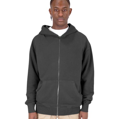 Men's Garment Dye Double-Zip Hooded Sweatshirt Thumbnail