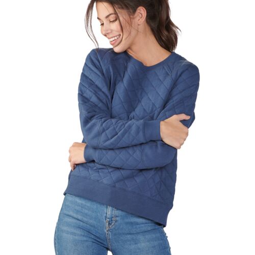 Ladies' Quilted Jersey Sweatshirt Thumbnail