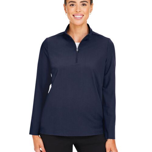 CrownLux Performance® Ladies' Windsor Welded Quarter-Zip Thumbnail