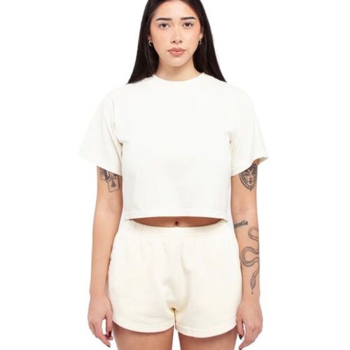 Ladies' Garment Dye Crop T-Shirt Thumbnail