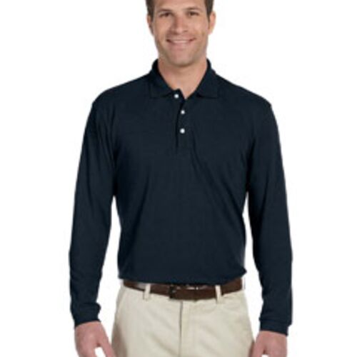 Men's Easy Blend™ Long-Sleeve Polo Thumbnail