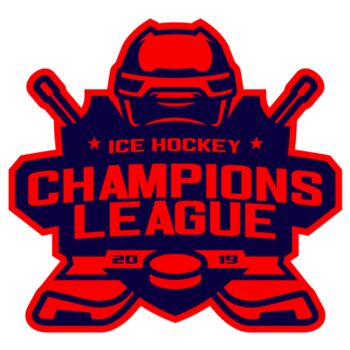 Champions League Ice Hockey logo template Thumbnail