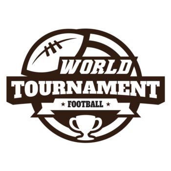 World Tournament Football logo template Thumbnail