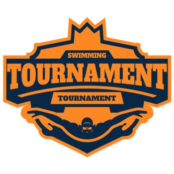 Swimming Tournament logo template Thumbnail