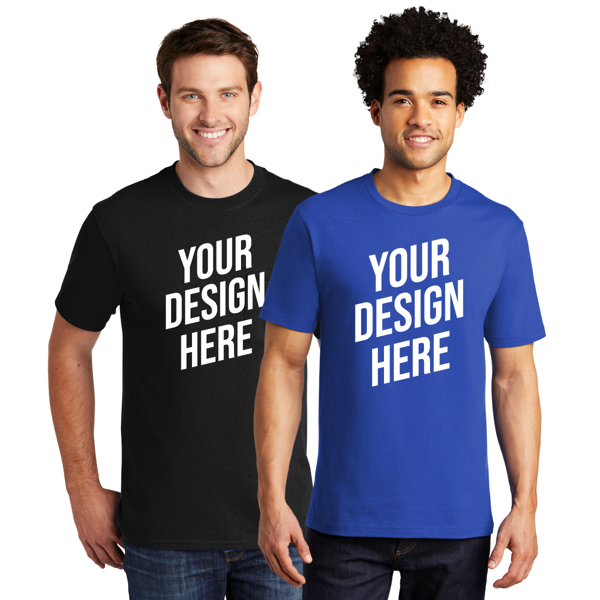 custom printed t-shirts, screen printed tees, embroidered logo t-shirts, branded short sleeve shirts, promotional t-shirts, custom graphic tees