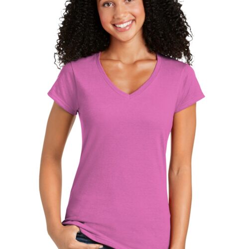 Port & Company ® Ladies Tri-Blend V-Neck Tee Thumbnail