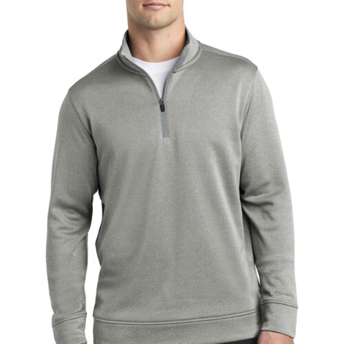 ® PosiCharge ® Sport Wick ® Heather Fleece 1/4 Zip Pullover Thumbnail