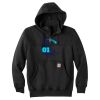 Rain Defender ® Paxton Heavyweight Hooded Zip Mock Sweatshirt Thumbnail