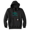 Rain Defender ® Paxton Heavyweight Hooded Zip Mock Sweatshirt Thumbnail